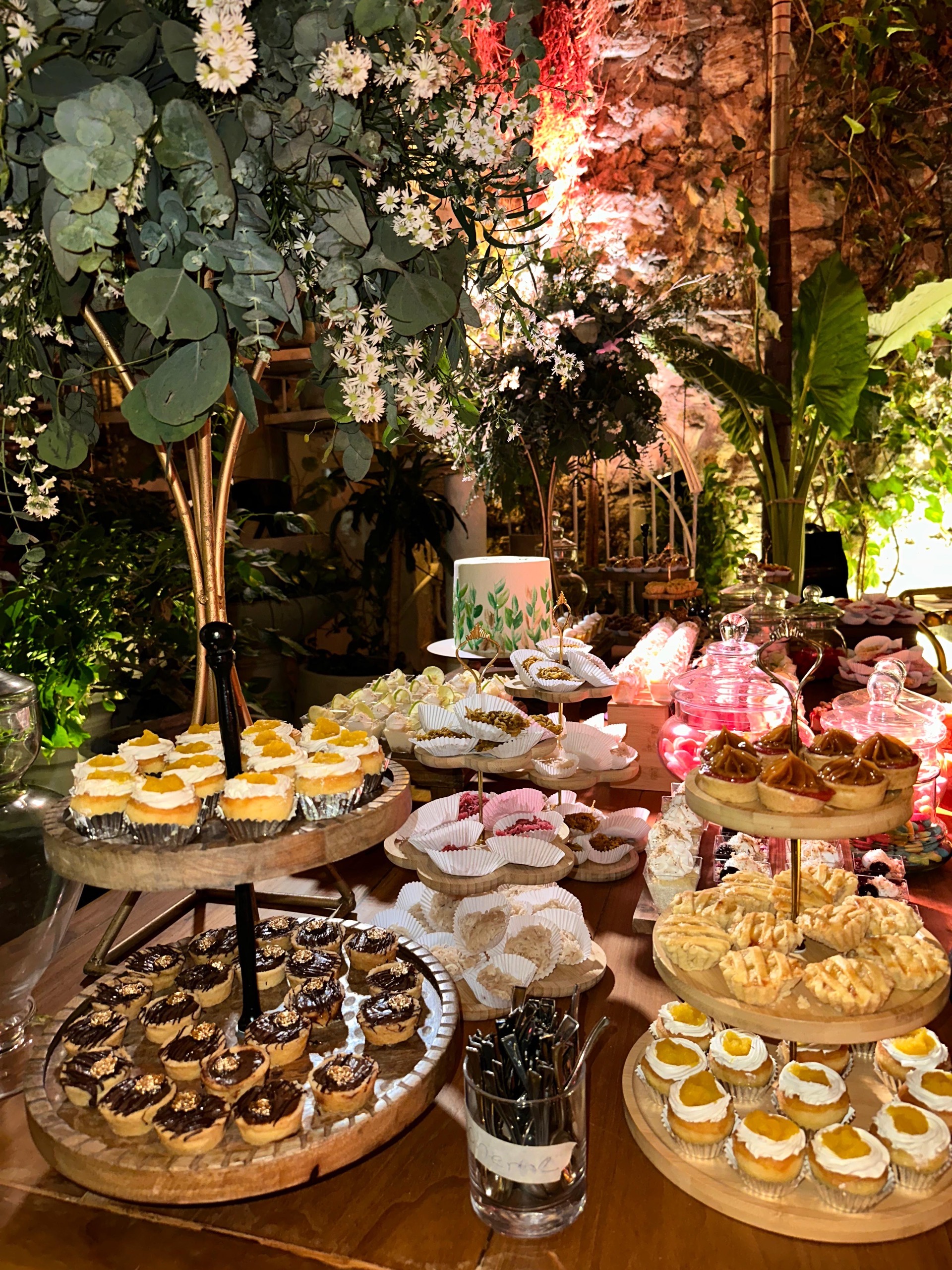 Dessert table at Casa Bohême wedding